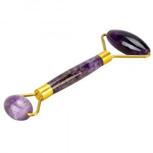 Массажер для лица JADE ROLLER из фиолетового нефрита